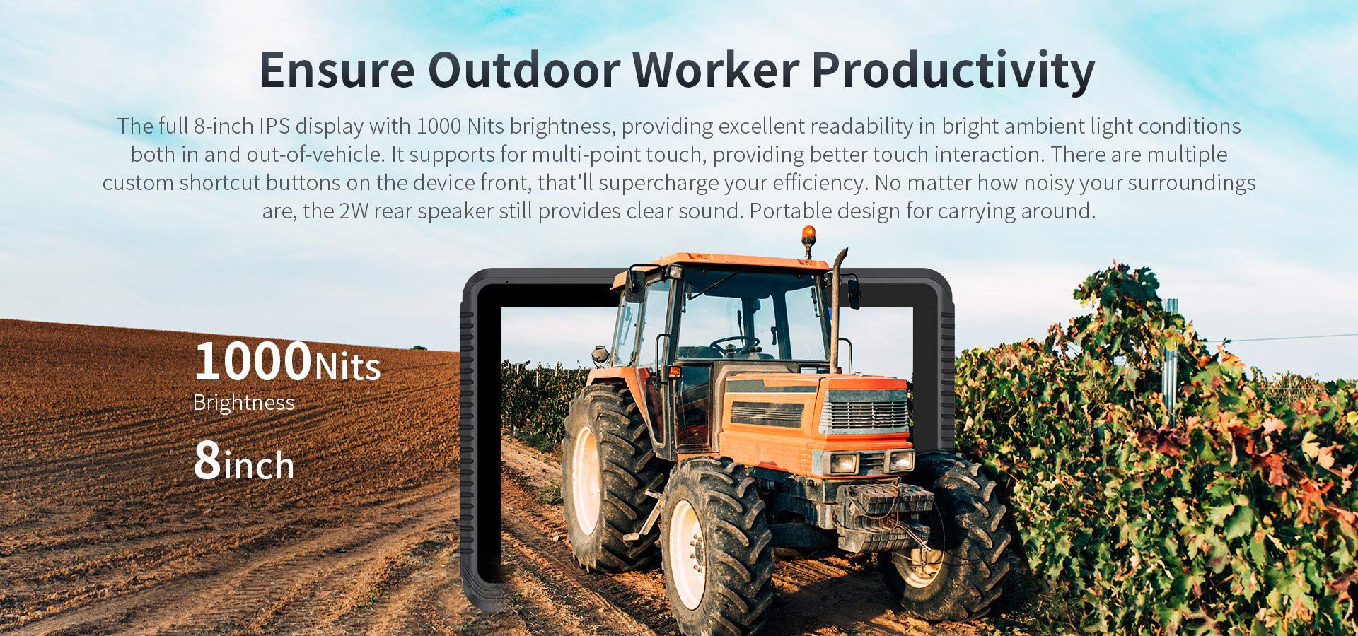 high brightness vehicle pc