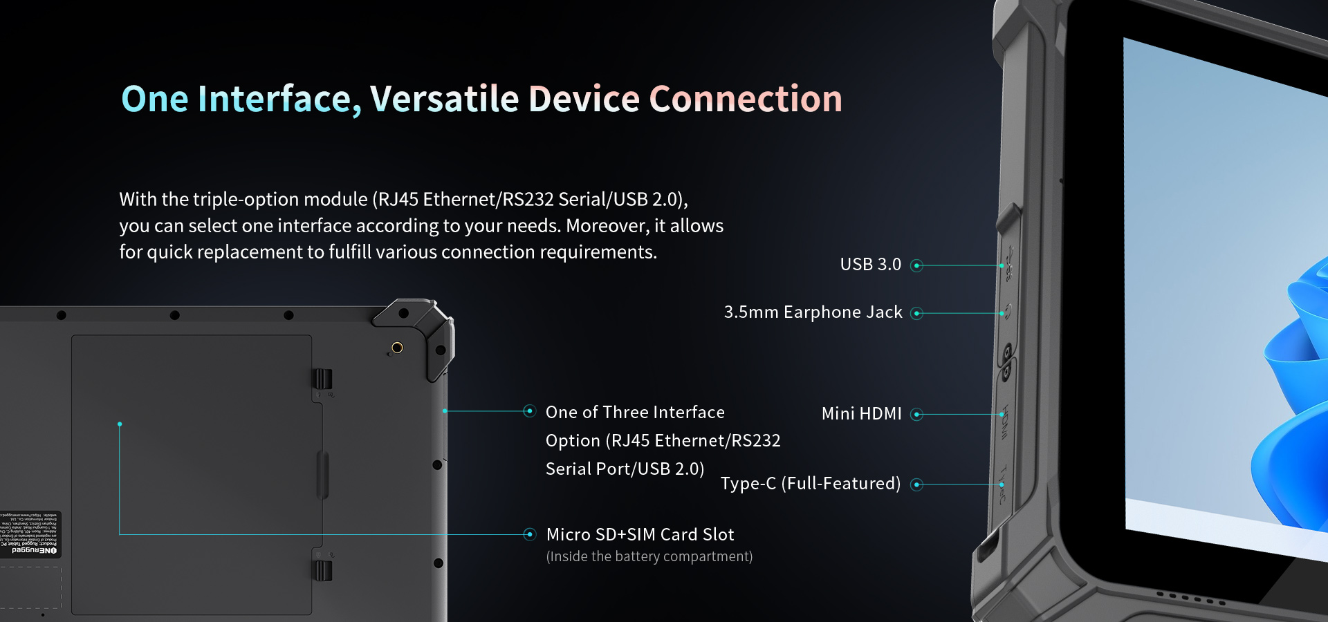 rugged industrial tablet