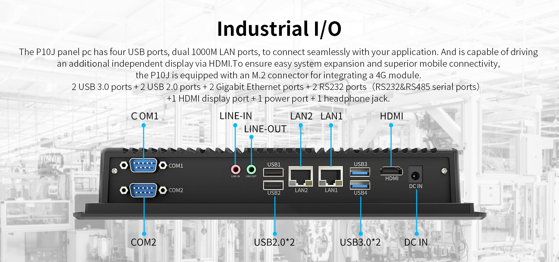 rugged tablet for industrial use