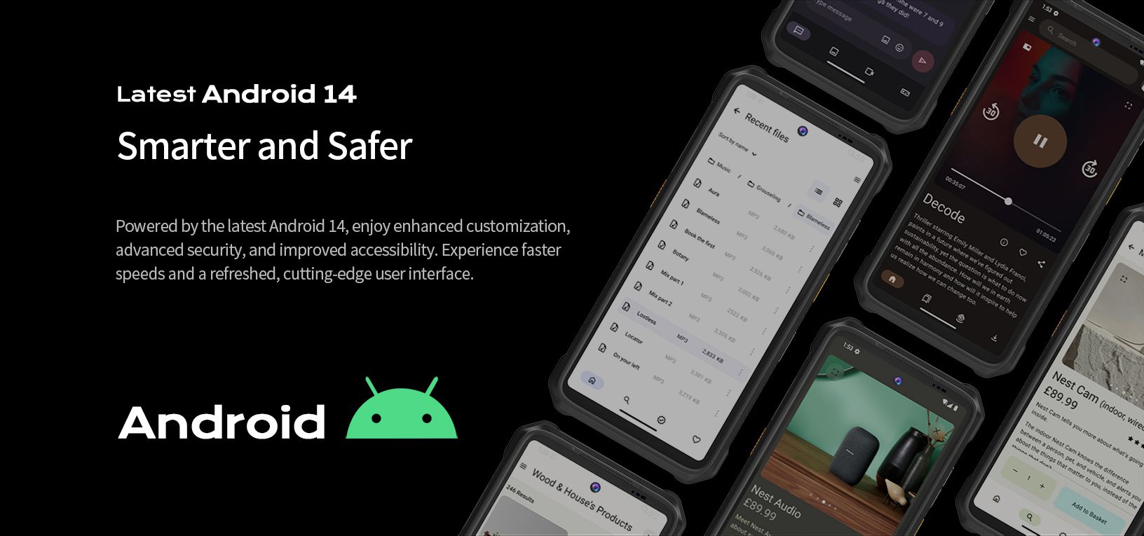 android 14 rugged phone